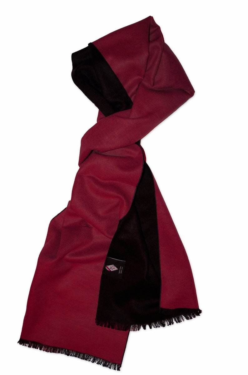 Silk scarf Setafina unisex scarf Silk made of 100% silk from Posh Gear Red