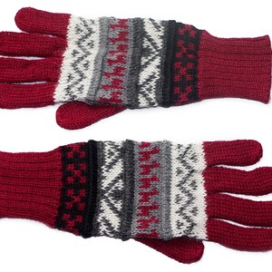 Alpaca finger gloves Guantilissi gloves women men made of 100% alpaca wool by Posh Gear image 7