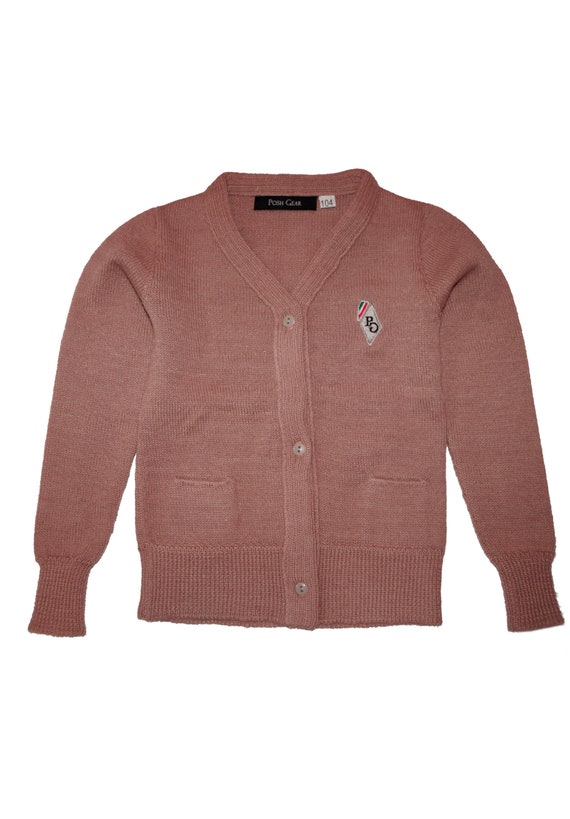 Alpaca Kids Cardigan Chicolindo Cardigan Wool Sweater for Girls