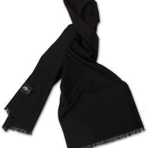 Silk scarf Setafina unisex scarf Silk made of 100% silk from Posh Gear Black