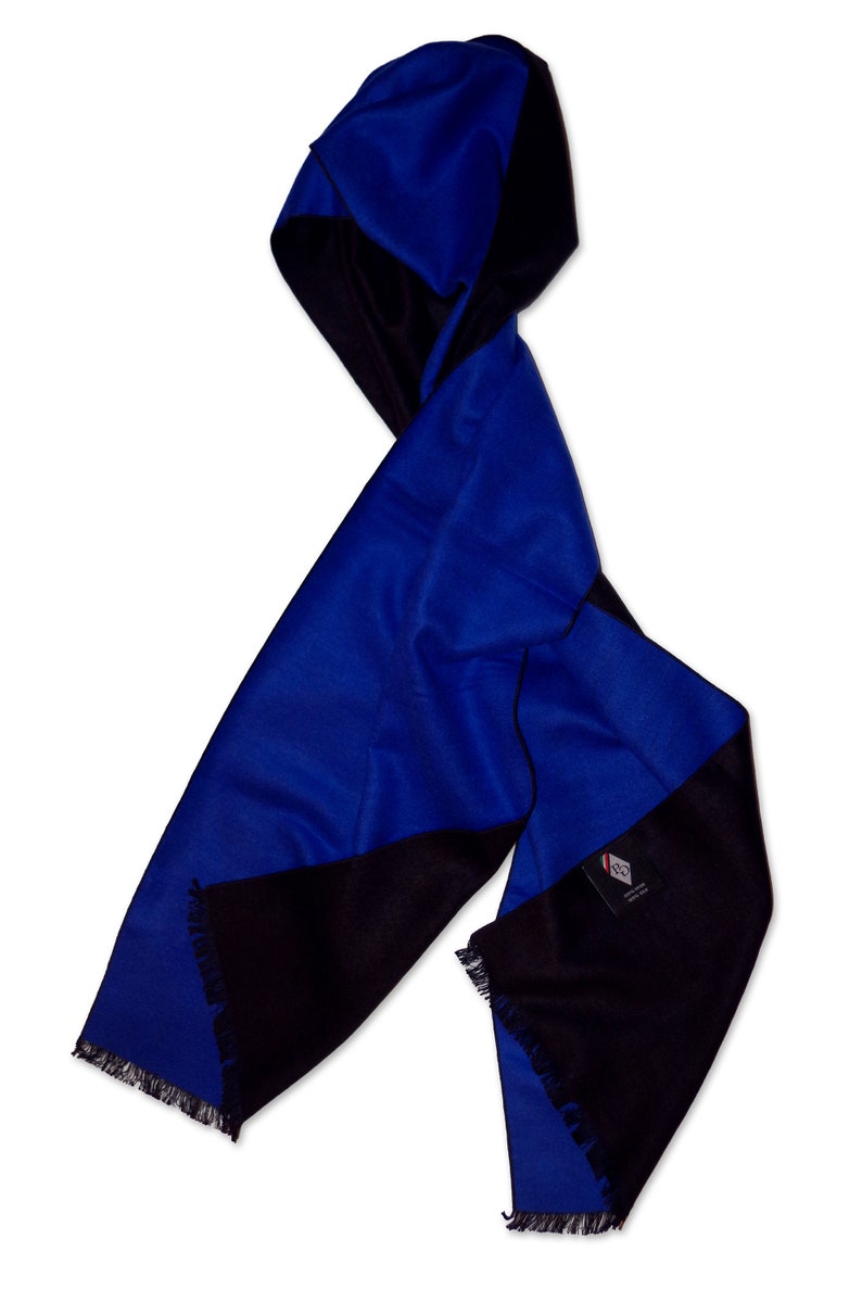 Silk scarf Setafina unisex scarf Silk made of 100% silk from Posh Gear Blue