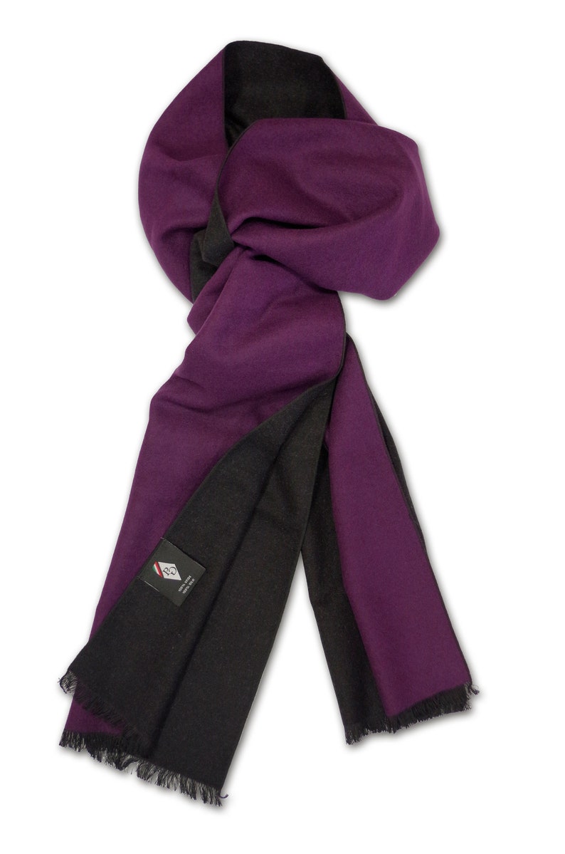 Silk scarf Setafina unisex scarf Silk made of 100% silk from Posh Gear Purple