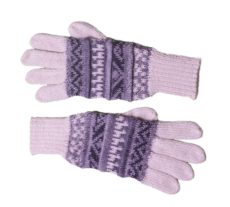 Alpaca finger gloves Guantilissi gloves women men made of 100% alpaca wool by Posh Gear image 9