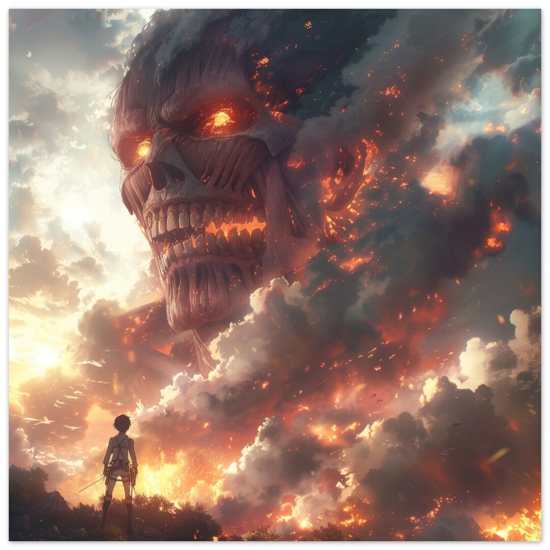 Attack on Titan Poster Cool Attack on Titan Bedroom Wall Art Dorm Room ...