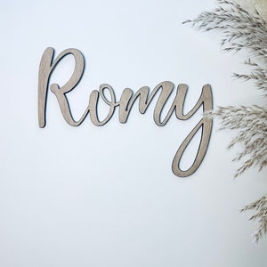 Nombre de madera personalizado: decoración de pared para habitación infantil, regalo de nacimiento, cumpleaños