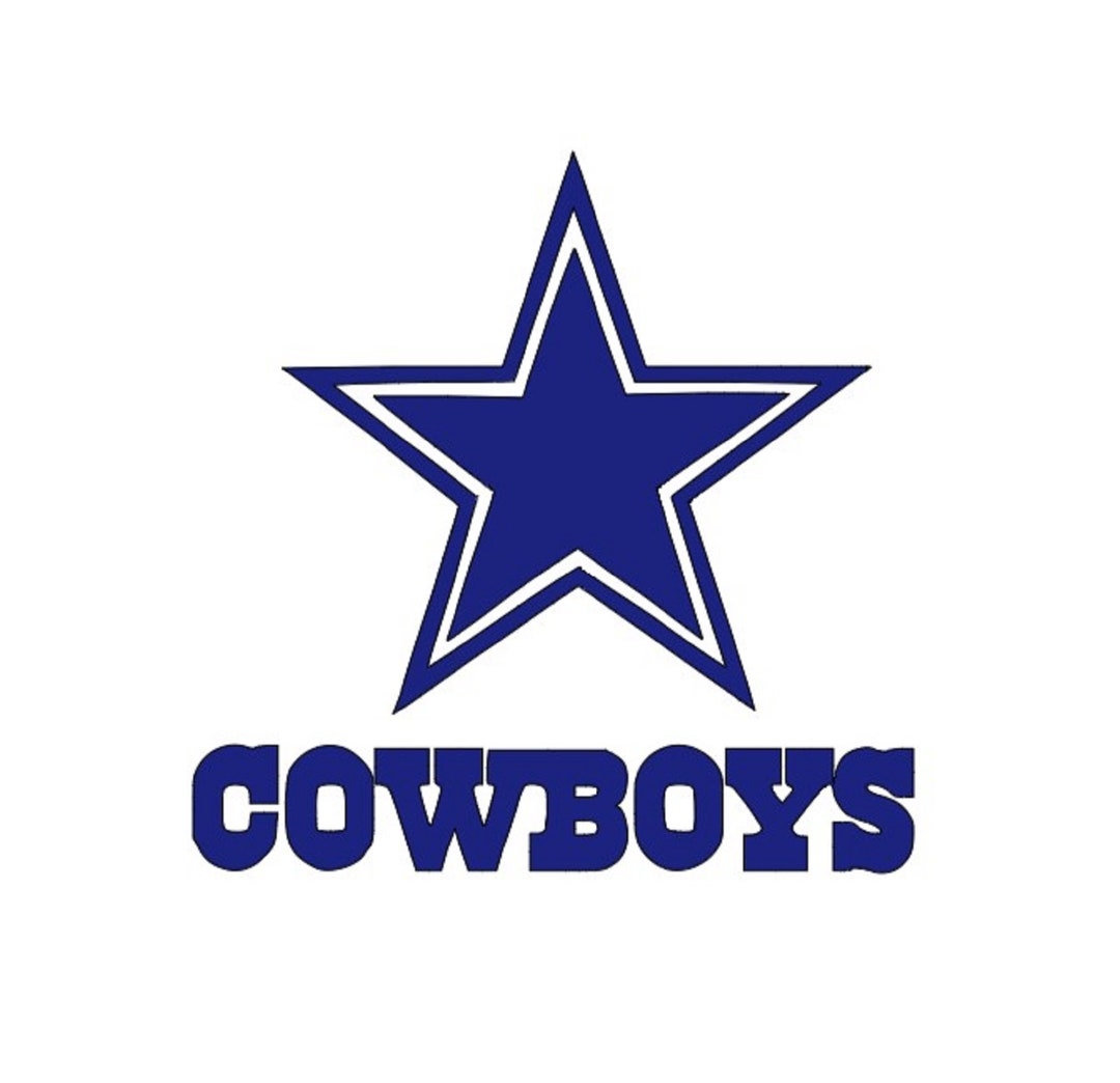 Dallas Cowboys Star Vinyl Car Decal Sticker Etsy