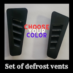 Acty Defrost vent covers fit Acty (set of 2) multiple color choices