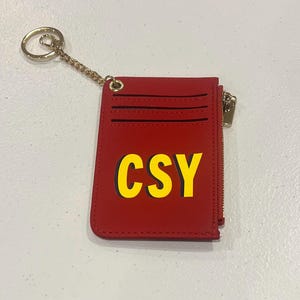 Monedero con llavero personalizado