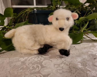 Wool Felted, Armature Lamb