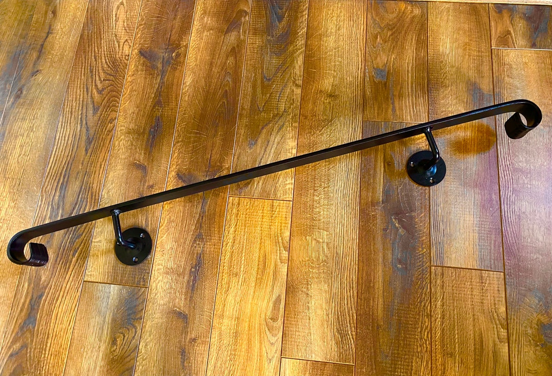 Garson Rails Wrought Iron Grab Rail/stair Hand Rail - Etsy
