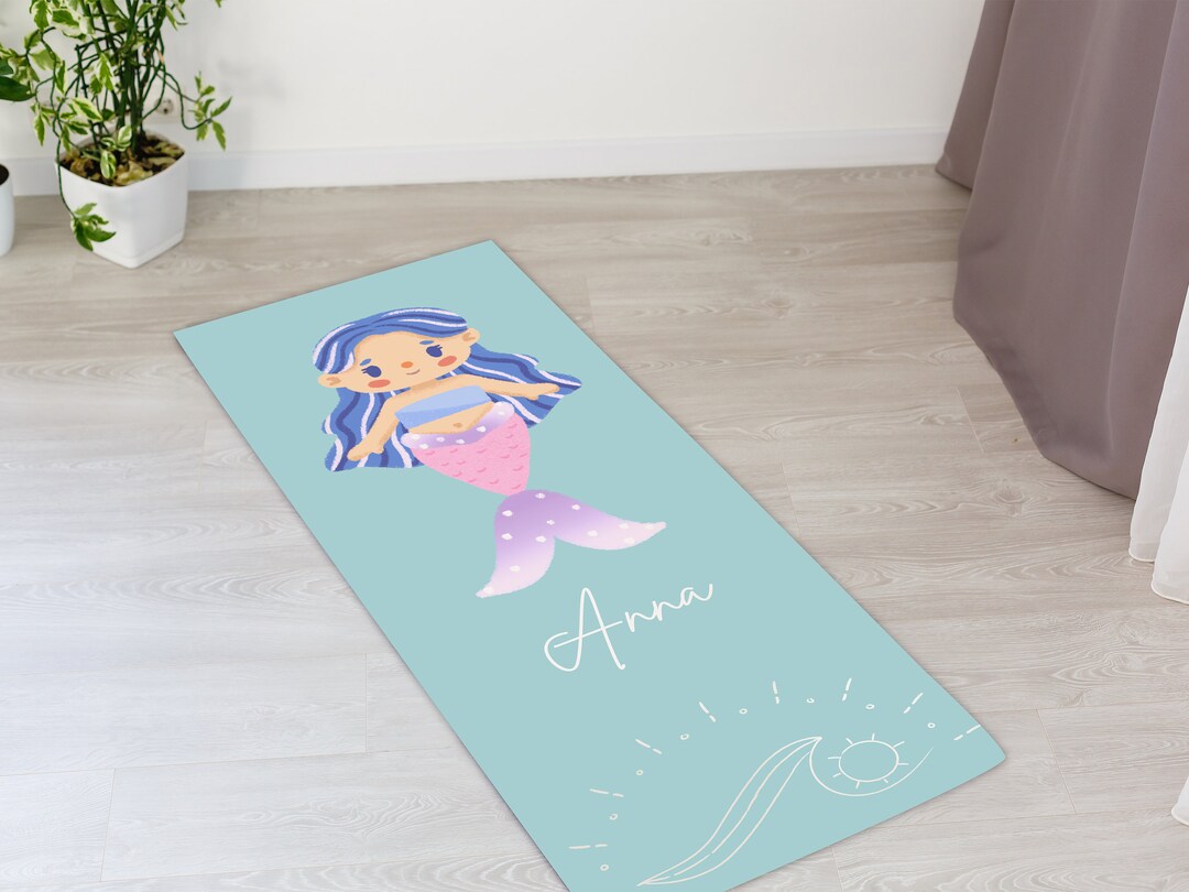Customizable Kiddie Yoga and Exercise Mat, Yoga Mat for Children, Cute