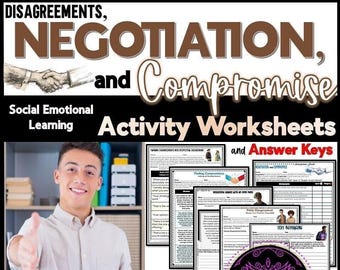 Onderhandelings- en compromisactiviteiten | Communicatieve vaardigheden | Communicatiewerkbladen | Gespreksvaardigheden | Sociale vaardigheden | Onderhandeling: