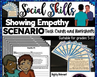 Empathy Scenarios, Empathy Activity, Social Awareness Scenarios, Problem Solving Scenarios, Relationship Skills, Life Skills, Empathy Skills