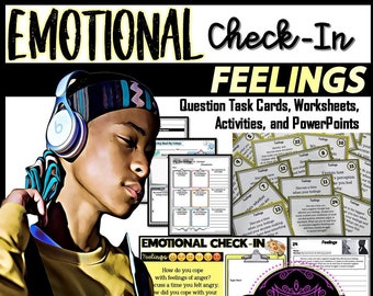 Feelings and Emotions Check-In | Emotional Regulation | Feelings | Emotions | Self-Reflection | Activities | Questions | Self-Awareness