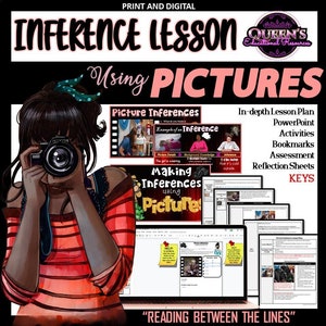 Inference Lesson Plan and PowerPoint, Reading Comprehension, Making Inferences, Inferring, Inference Passages, Reading Strategies, Inference