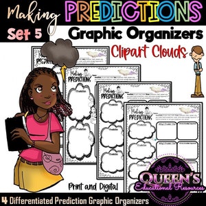 Making Predictions Graphic Organizers, Reading Comprehension, Making Predictions Worksheets, Reading Strategies, Citing Evidence, Worksheets