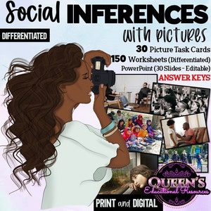 Social Inferences, Making Inferences with Pictures, Making Inferences, Inferring, Inference, Homeschool, Social Emotional Learning, Infer