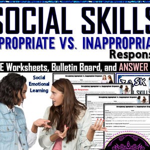 Sociale vaardigheden | Communicatieve vaardigheden | Passende versus ongepaste reacties | Gespreksvaardigheden | Sociaal-emotioneel leren | SEL