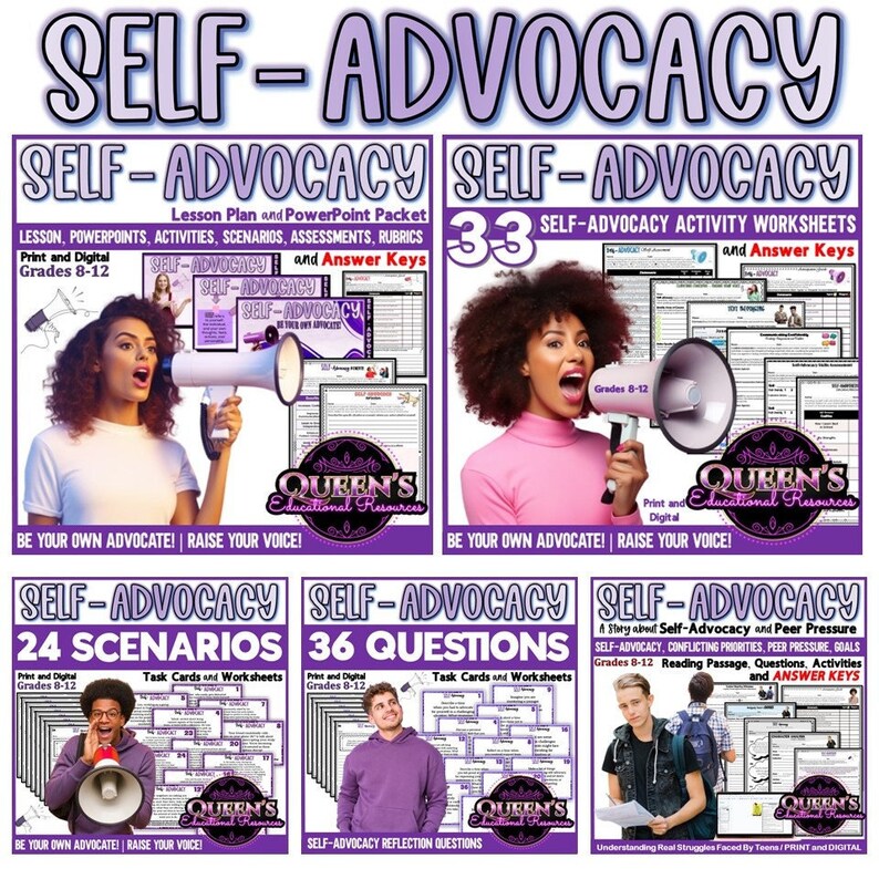 Self-advocacy Lesson | Self-advocacy Activities | Self-advocacy ...