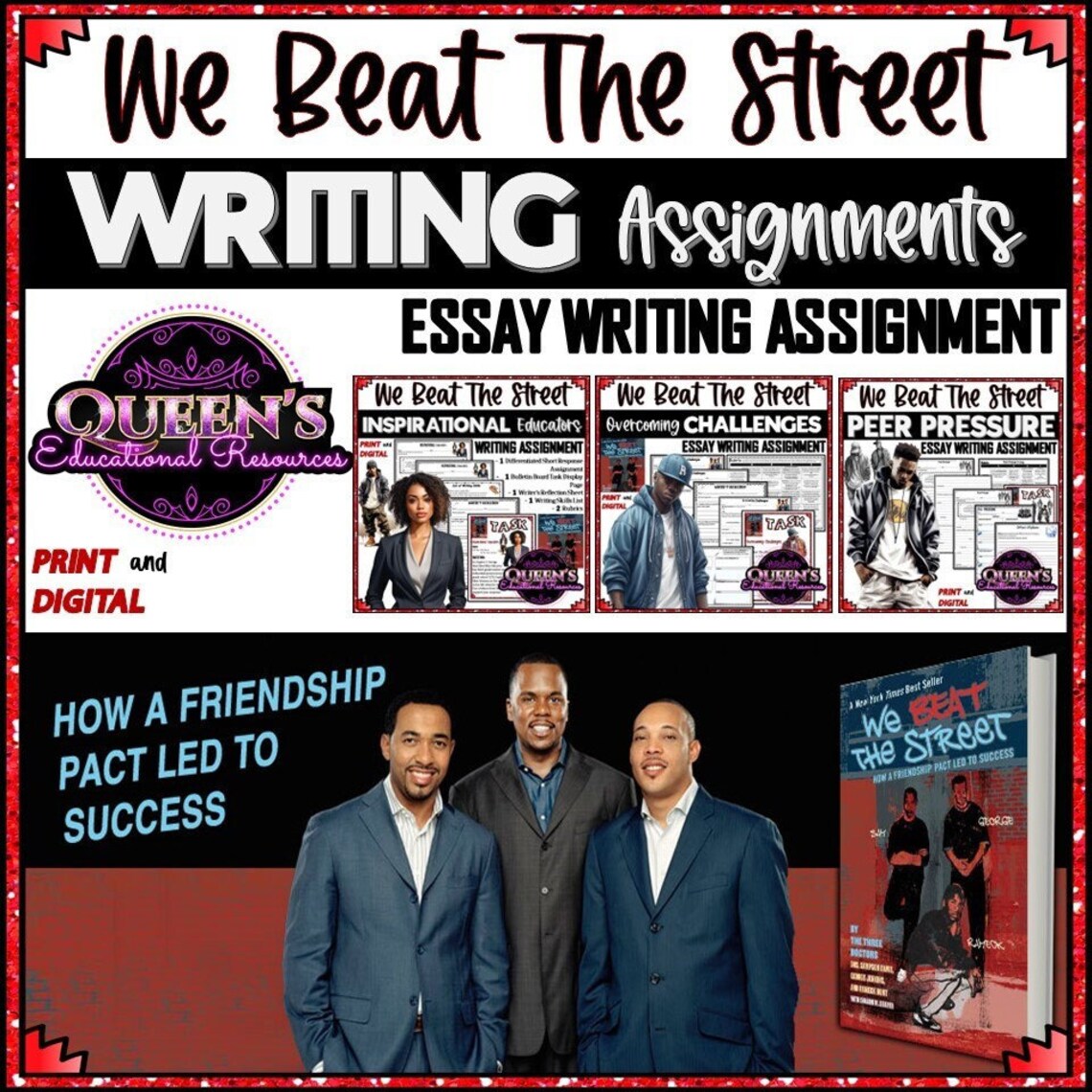 We Beat the Street Chapter Questions, Activities, We Beat the Street ...