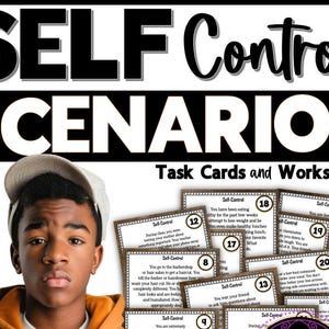 Self-Control Scenarios | Self-Regulation Situation Cards | Self-Management Situation Cards | Self-Control Situation Cards | Self-Awareness