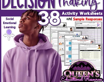 Decision-making Activities | Responsible Decision-Making Worksheets | Problem Solving | Critical Thinking | Conflict Resolution | SEL