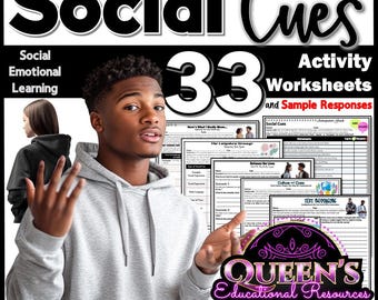 Social Cues Activities | Body Language | Nonverbal Communication Activities | Social Emotional Learning | Communication Skills | High School