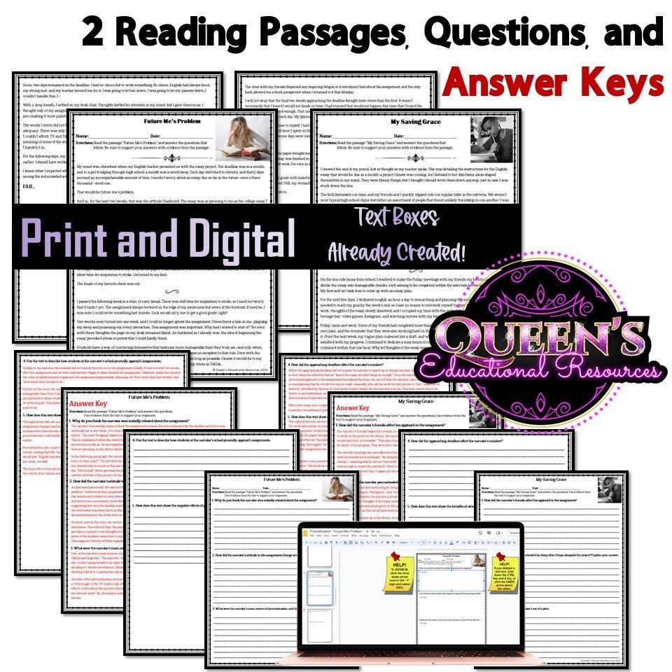 Procrastination Activity Worksheets, Procrastinate, Social Emotional ...