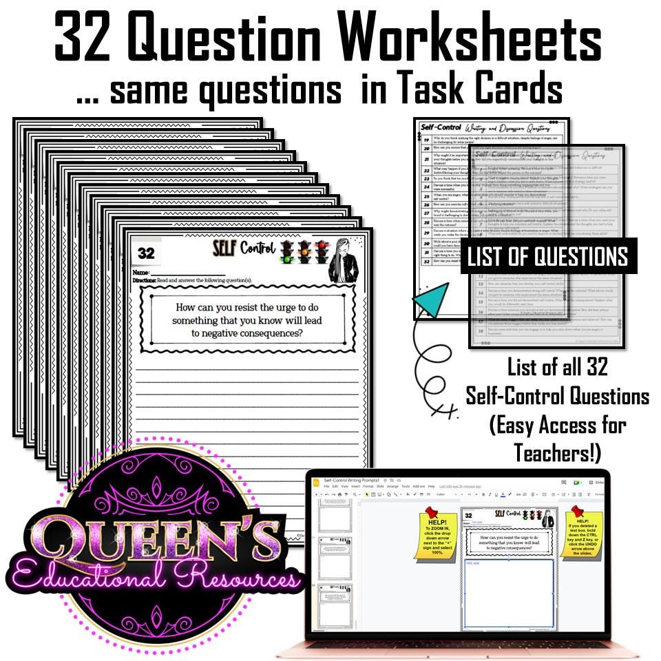 Self-control Questions | Self-awareness Questions | Self-management ...