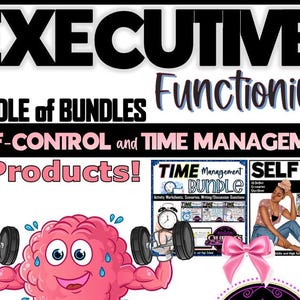 Executive Functioning | Time Management Worksheets | Time Management Activities | Self-Control Activities | Self-Control Scenarios