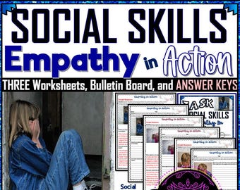 Empathy Worksheets | Social Skills Activities | Social Awareness Worksheets | SEL | Perspective-Taking Worksheets | Empathy Activities