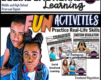Emotional Regulation Activity Worksheets | Communication Skills Activities | SEL | Social Emotional Learning |  Healthy Relationships