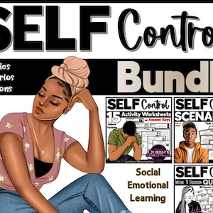 Self-Control Worksheets | Self-Awareness Worksheets | Self-Management Worksheets | Self-Control  Activities | Emotion Control Worksheets