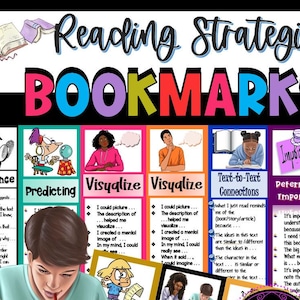 Bookmarks | Reading Strategies Bookmarks | Reading Comprehension Strategies and Skills Interactive Bookmarks | Reading Comprehension