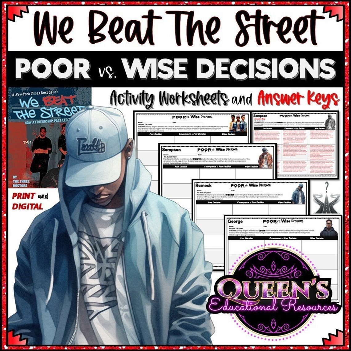 We Beat the Street Chapter Questions, Activities, We Beat the Street ...