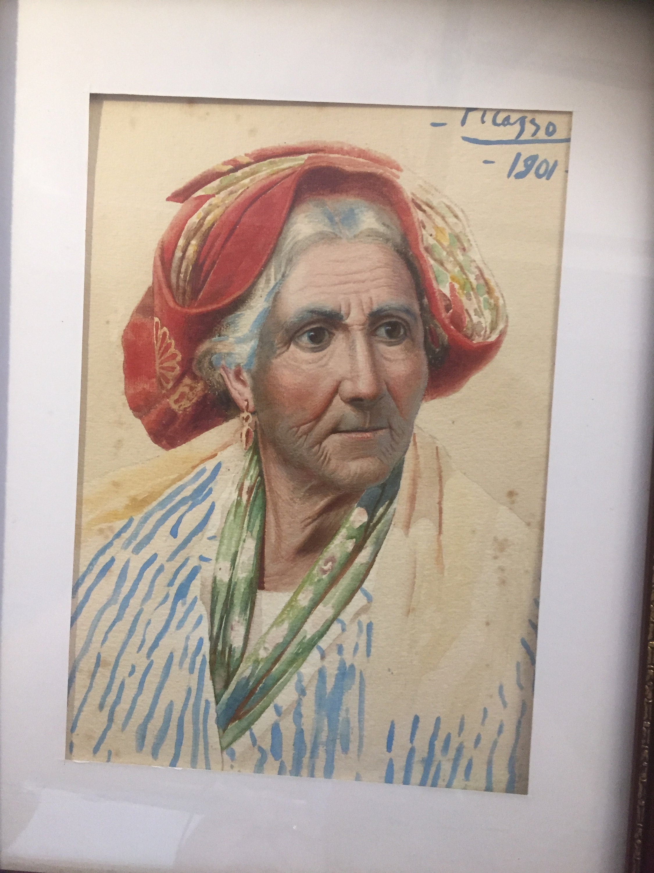 Portrait by Pablo Picasso 1901 - Etsy UK