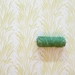 Rouleau à motifs / rouleau à texture 1663 avec imitation gazon / brins d'herbe - 15 cm / 6" image 2