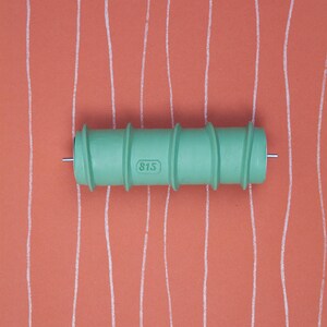 Pattern roller / texture roller 1680 with five thin, curved lines / stripes - 15cm / 6" - for wall design with striped patterns