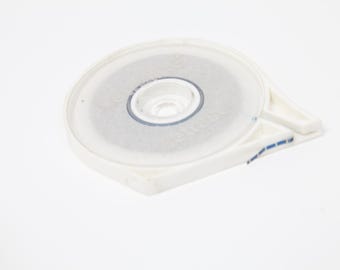 1 roll of Letraset Letraline adhesive tape - Blue dashed - Vintage Design Tape - 13123 1/15X650 PPT13 Blue M 1.59 mm