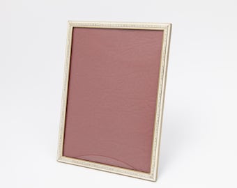 Elegante marco de latón o bronce, cristal abovedado, 18 x 24 cm para bodas, confirmaciones, comuniones - adornos elegantes Jyden (26-0023)