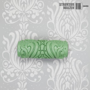 Musterwalze / Strukturwalze 1637 mit dichtem Gründerzeit Ornament - 15cm / 6"