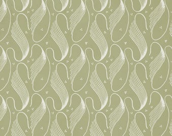 Rodillo texturizador/de patrones 0525 con diseño en abanico/curvo para pared en lugar de papel pintado - 15 cm / 6"