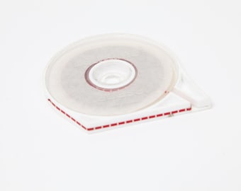 1 roll of Letraset Letraline adhesive tape - red dashed - vintage design tape - 13093 1/16X650 PPT13 Red 1.59 mm 2732
