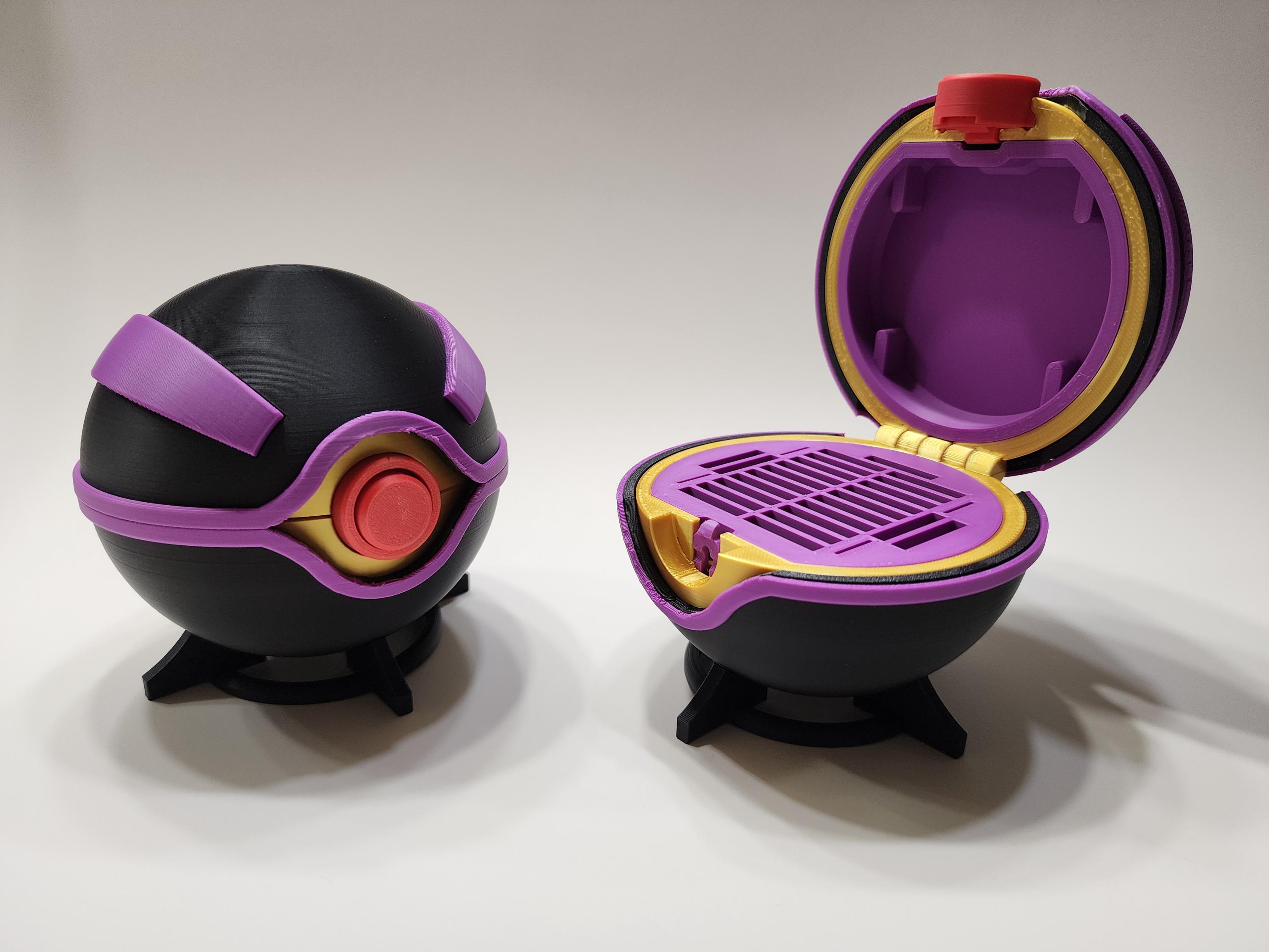 Klonball Pokeball | Pokemon | Nachbau | 3D Gedruckt | Schalter | SD | DS | 3DS | Ring Halter