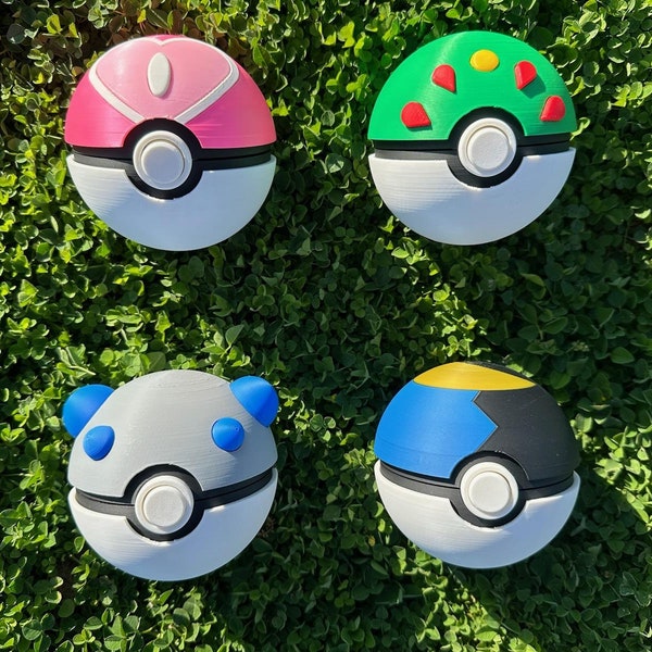 Pokeball Switch/DS/3DS/SD Case | Switch | DS | 3DS | Replica | Game Case | 3D Printed