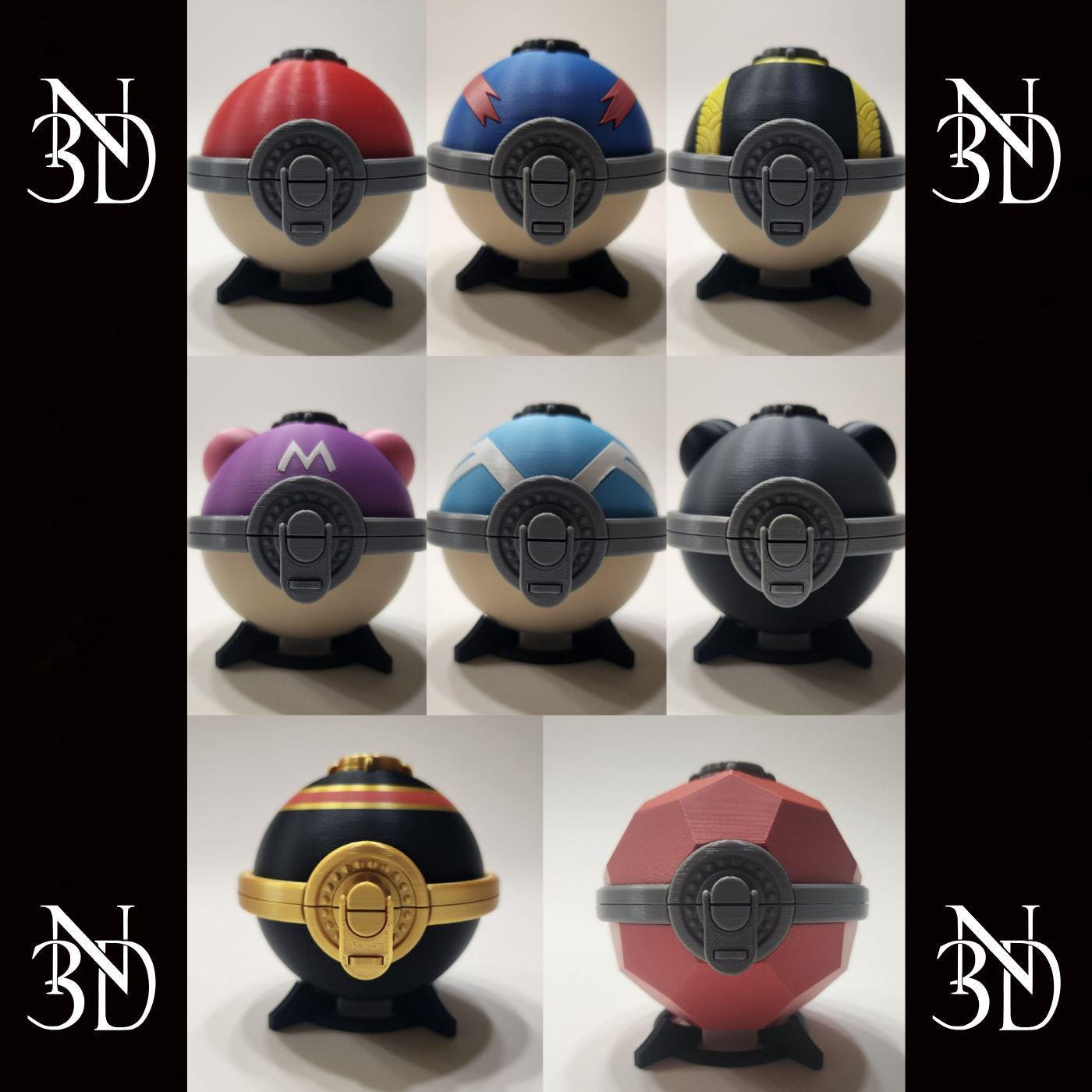 Legends Arceus Pokeball Switch/DS Case | Switch | DS | Replica | Game Case |3D Printed
