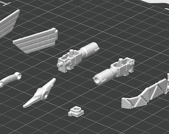 Mighty Morphin Pterodactyl Zord STL File | Mini PLA Scan