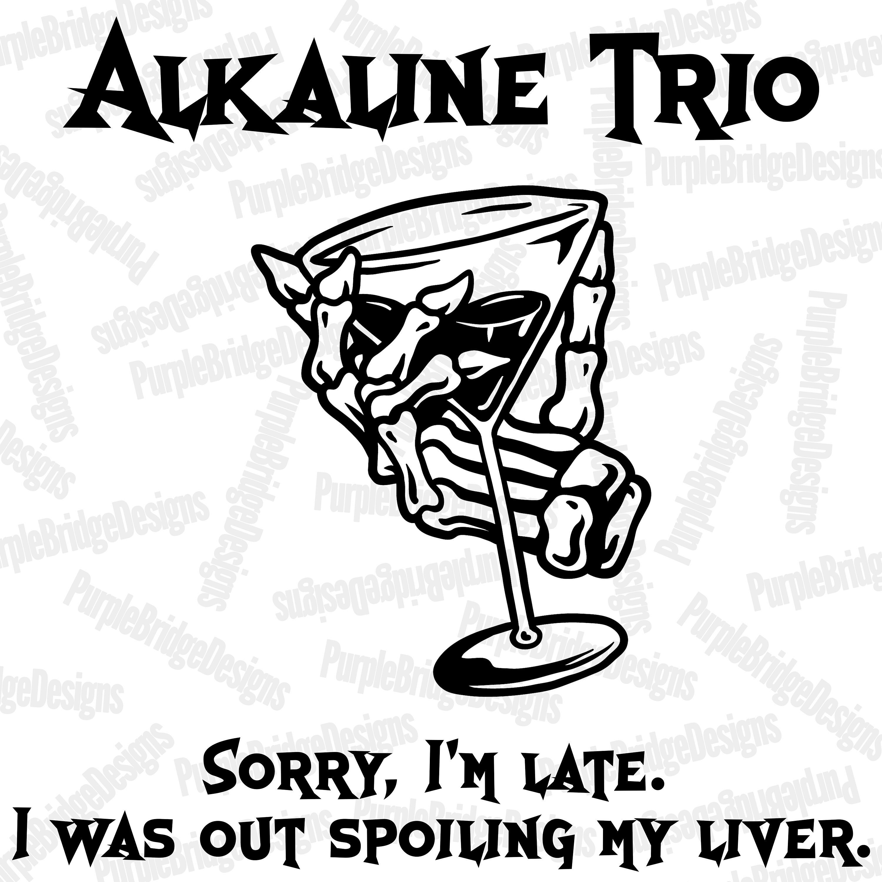 Alkaline Trio SVG Design for Download Fan Art Sorry Etsy