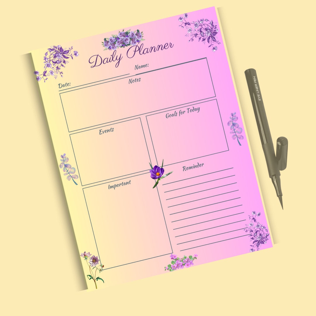 daily-planner-digital-planner-printable-planner-daily-planner-pdf