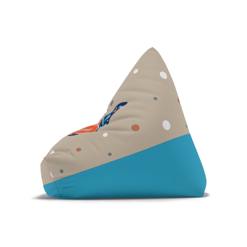 Fox Bean Bag Chair Cover, Kids Furniture, Playroom Furniture, Game Room